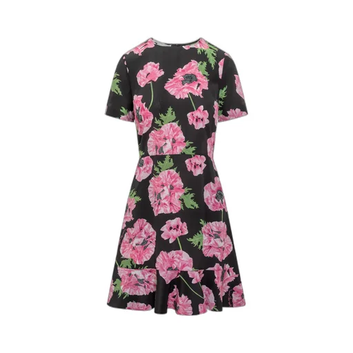 Stella Mccartney Flower Printed Short-Sleeve Dress