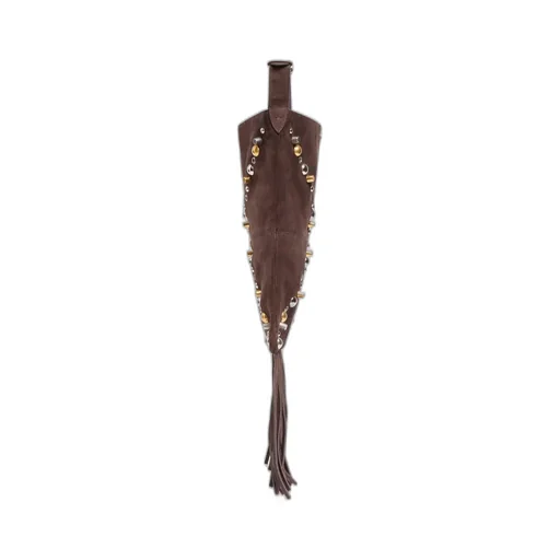 Valentino NellcÔTe Embellished Fringed Edge Shoulder Bag