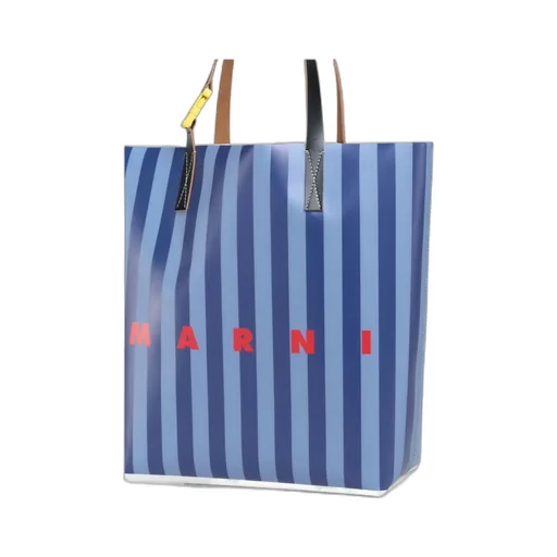 Marni Tribeca Striped Shopping Bag