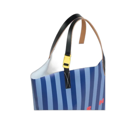 Marni Tribeca Striped Shopping Bag