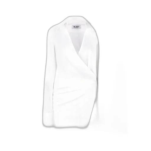 The Attico V-Neck Shirt Dress