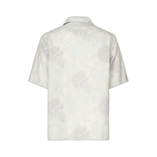 Eleventy Floral Short Sleeve Shirt