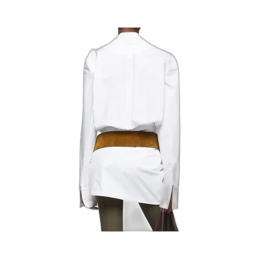 The Attico V-Neck Shirt Dress
