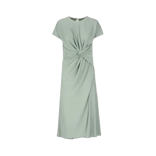 Lanvin Front Knot Midi Dress