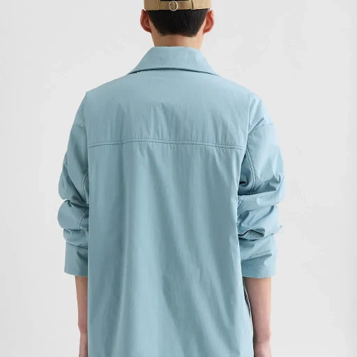 Cotton Poplin Padded Overshirt