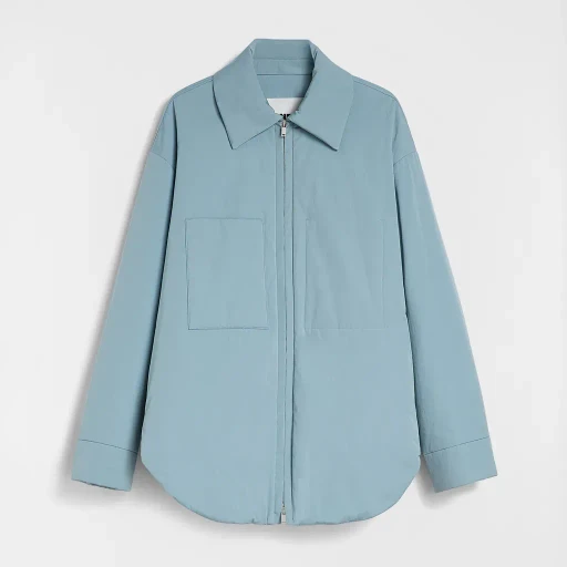 Cotton Poplin Padded Overshirt