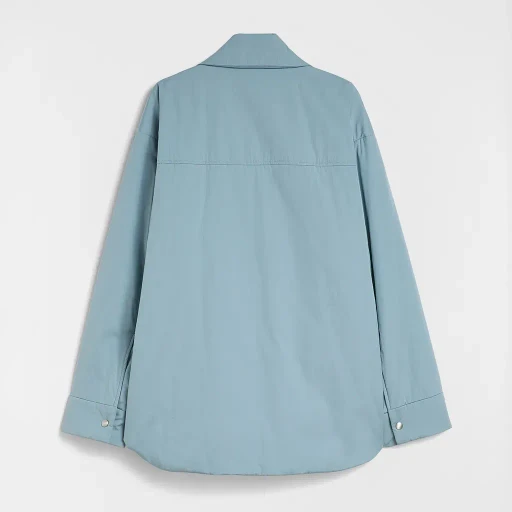 Cotton Poplin Padded Overshirt
