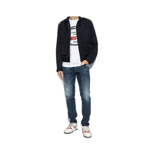 Dsquared2 Slogan Printed Crewneck T-Shirt