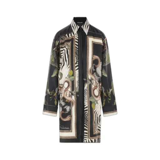 Roberto Cavalli Print Long Shirt