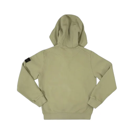 Stone Island Junior Compass Patch Zip-Up Hoodie