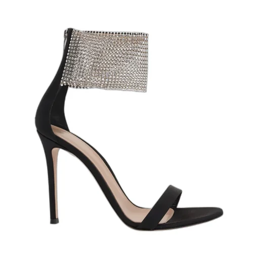 Gianvito Rossi Adore Embellished Ankle Strap Sandals
