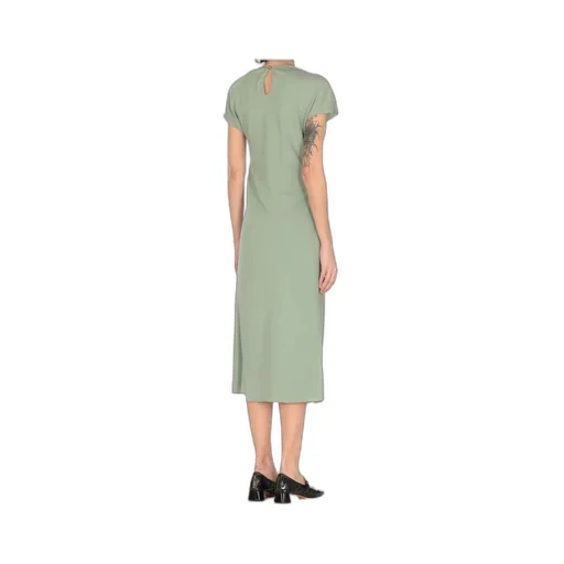 Lanvin Front Knot Midi Dress