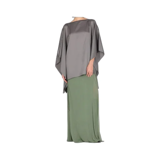 Lanvin Boat Neck Caftan Top