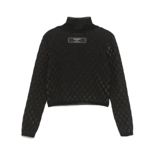 Floral-Appliqué Sweater