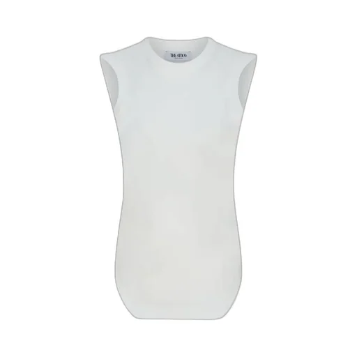 The Attico Logo Embroidered Tank Top