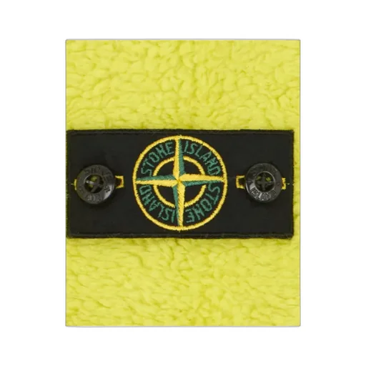 Stone Island Junior Compass Patch Fleece Hoodie