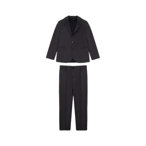 Emporio Armani Kids Single Breasted Two-Piece Suit