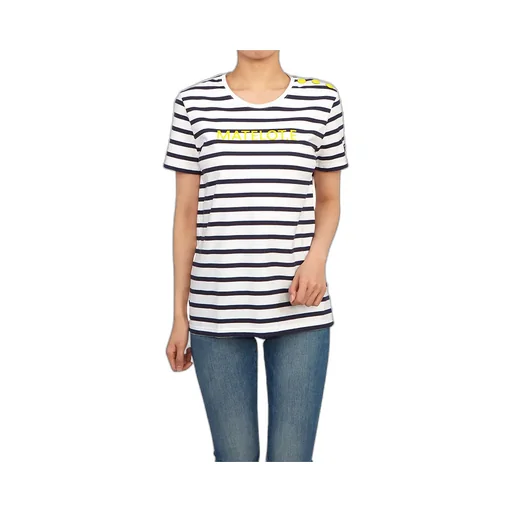 Round-Neck Striped T-Shirt