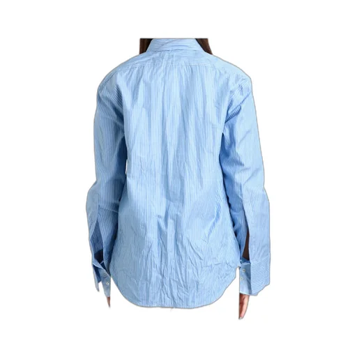 Layered Striped Cotton Shirt