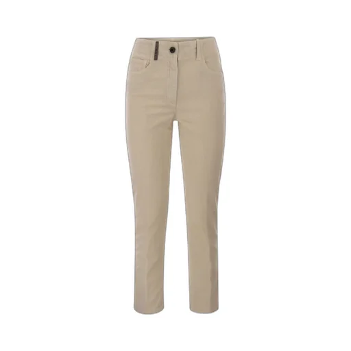 Corduroy Slim-Cut Cotton Trousers