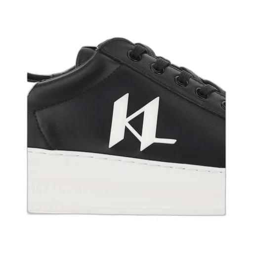 Logo-Appliqué Leather Sneakers