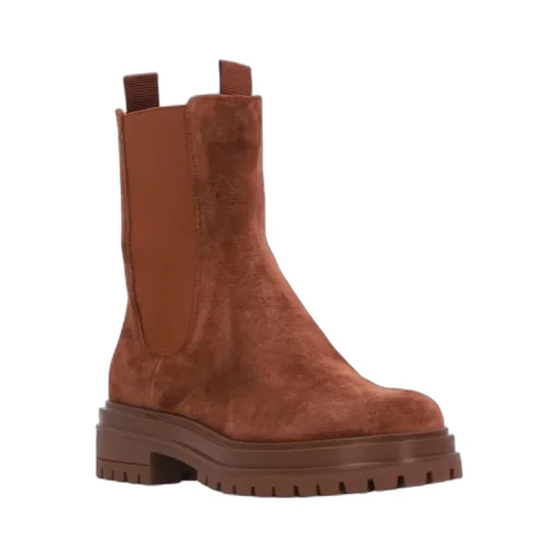 45Mm Leather Ankle Boots