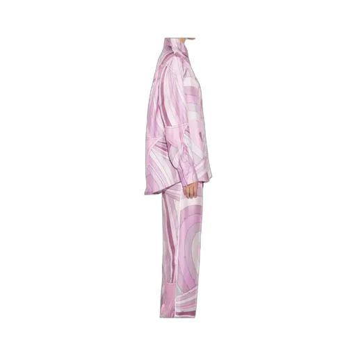 Iride-Print Silk Shirt