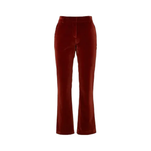 24/7 Velvet Cropped Trousers