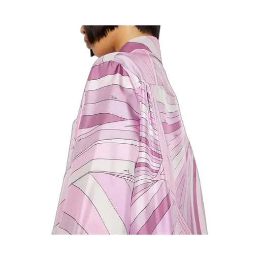 Iride-Print Silk Shirt