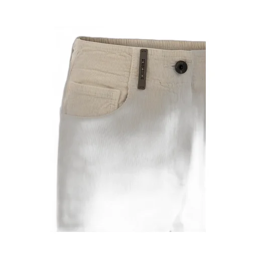 Corduroy Slim-Cut Cotton Trousers