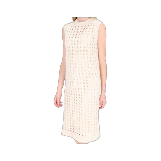 Peserico Chunky-Knitted Sleeveless Midi Dress