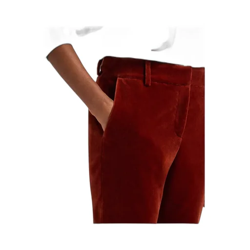 24/7 Velvet Cropped Trousers