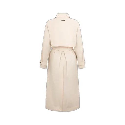 Monili-Chain Double-Breasted Trenchcoat