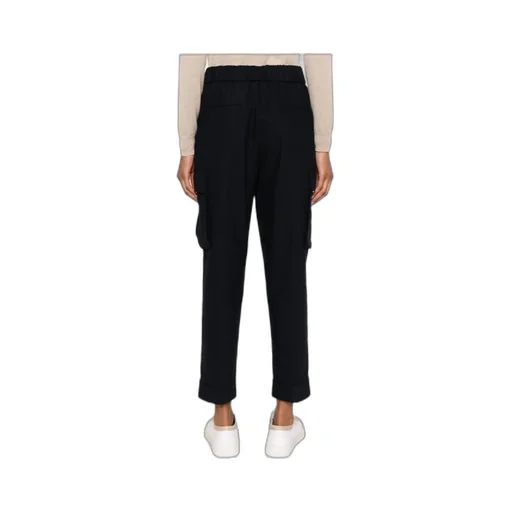 Drawstring-Waistband Cropped Track Pants