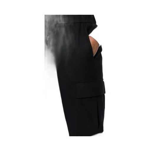 Drawstring-Waistband Cropped Track Pants