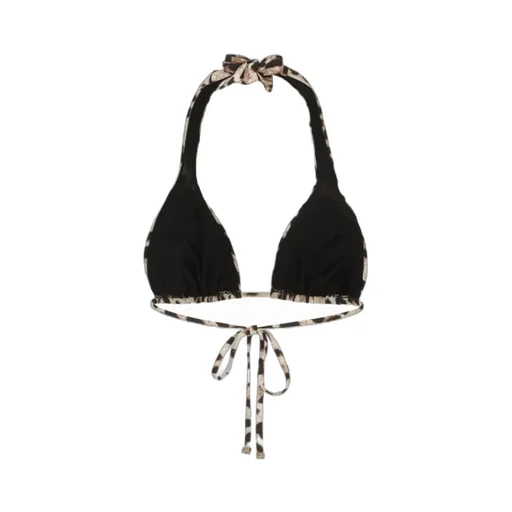 Dolce & Gabbana Leopard Printed Bikini Top