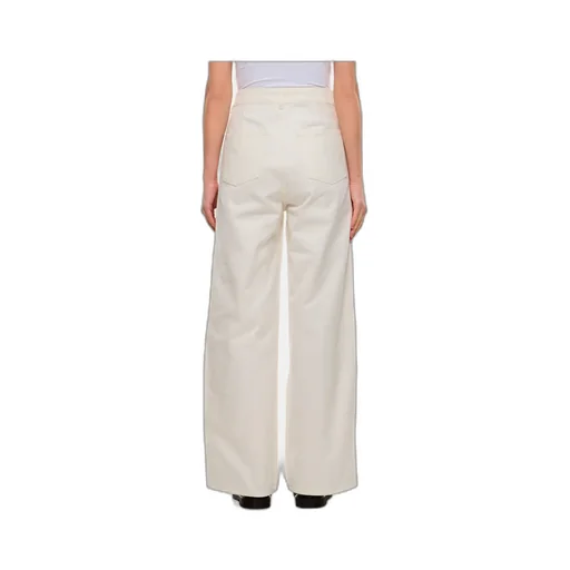 Double-Knee Straight-Leg Cotton Trousers