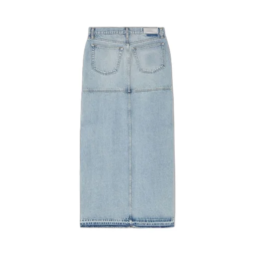 Mid Rise Split Skirt