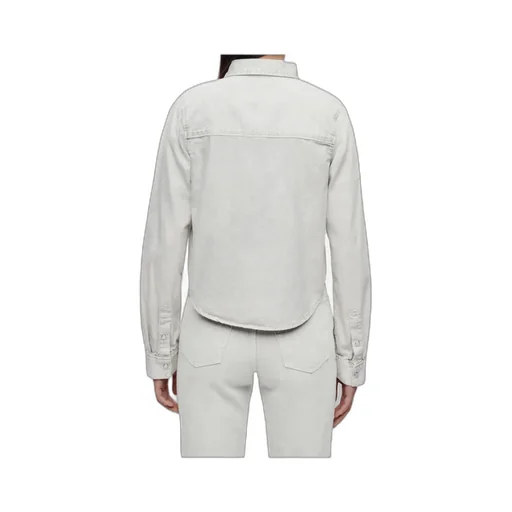 Press-Fastening Denim Shirt