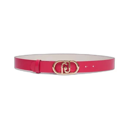 Liu Jo Logo Buckled Leather Belt