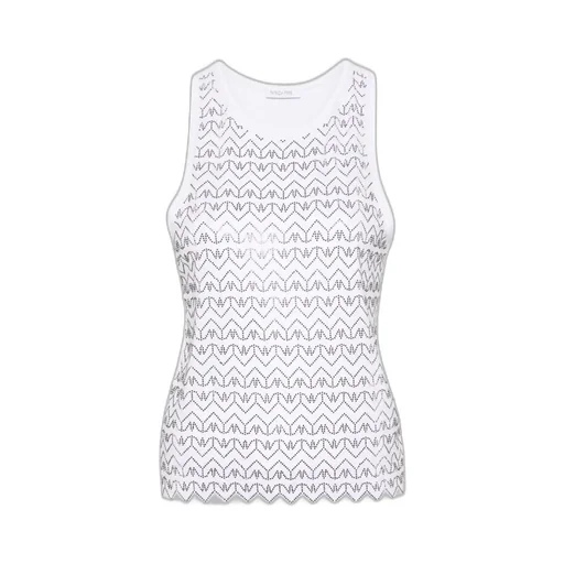 Rhinestone-Embellished Jersey Tank Top