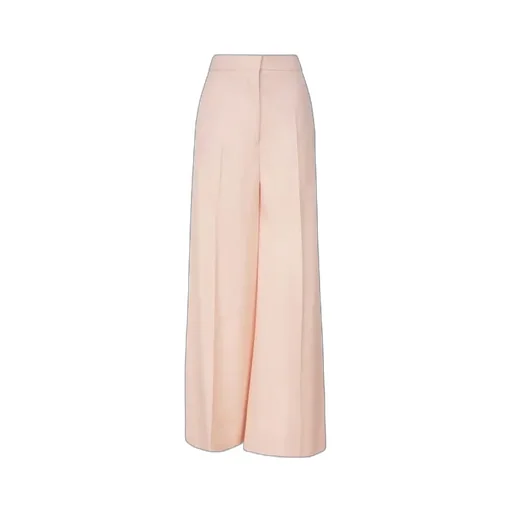 Stella Mccartney Rear-Jet Pocketed Wide-Leg Trousers