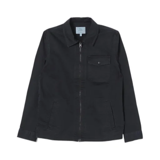 Zip-Up Long-Sleeve Shirt