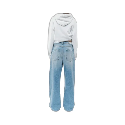 Icon Denim Poppy Wide Leg Distressed Jeans