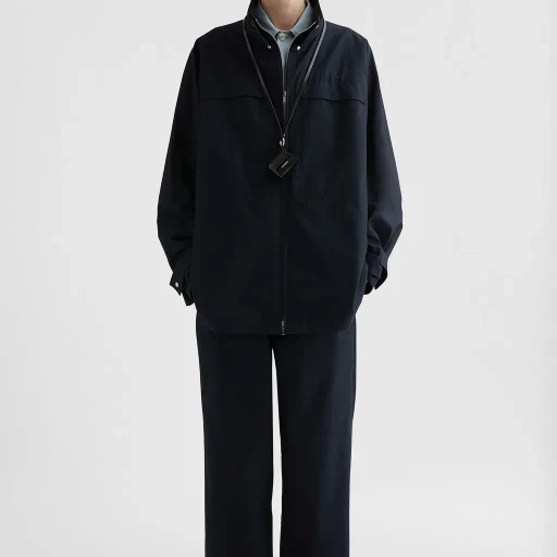 Cotton Tapered Trousers