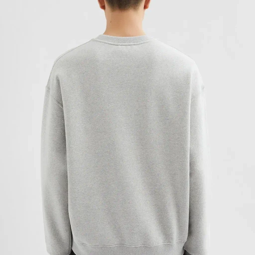 Cotton Terry Crew-Neck Sweatshirt