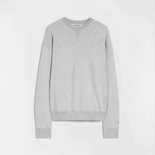 Cotton Terry Crew-Neck Sweatshirt