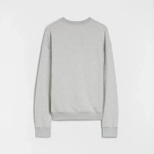 Cotton Terry Crew-Neck Sweatshirt