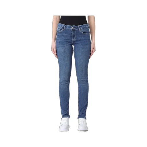 Denim Trousers With Belt Loops