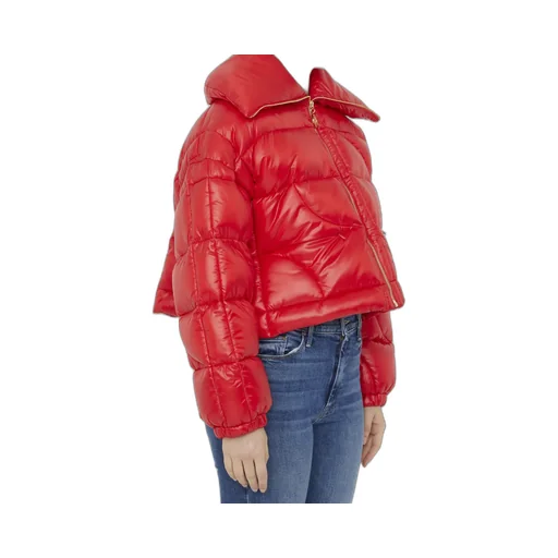 Patou Zip-Up Cropped Puffer Jacket
